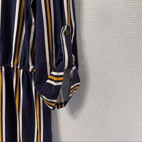 Derek Heart Long Sleeve Shirt Dress - Picture 8 of 9